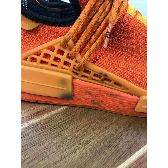 Adidas NMD Hu Pharrell Orange Casual Athletic Daily Sneakers Mens 6 GY0095 - Picture 4 of 14